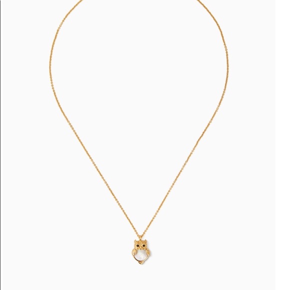 NWT Kate Spade Into The Woods Owl Pendant - Picture 4 of 5